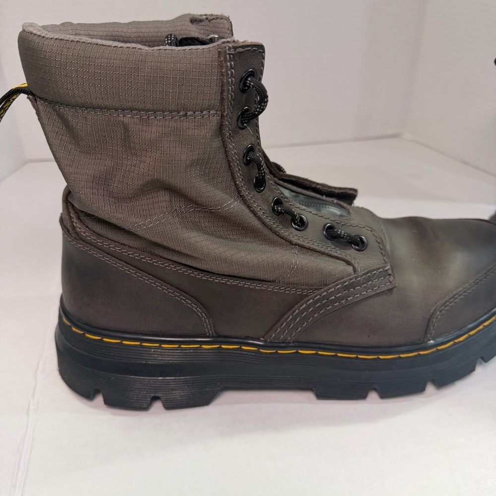 Dr. Martens Combs Jungle Zip Boots, Brown/ Grey, Men’s 11, Women’s 12. - Picture 8 of 14